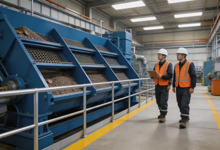 Screening maintenance walkway
